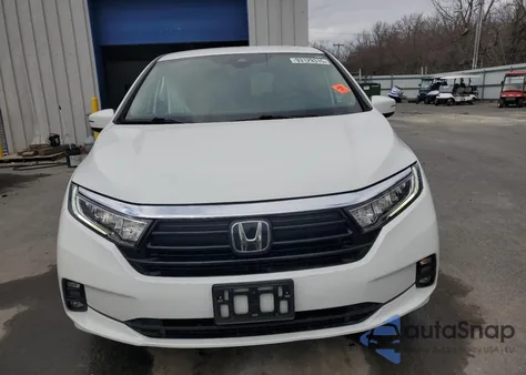 2021 Honda Odyssey Ex из США, поврежденный, VIN 5FNRL6H50MB014909